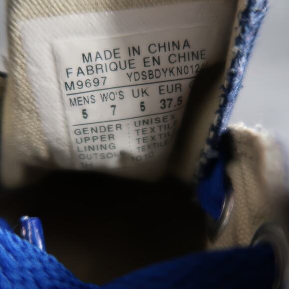 Converse Shoes Womens 7 Casual Sneakers All Star Low Lace Up Trainer Canvas Blue - Picture 13 of 13